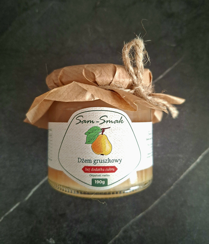 Dżem gruszkowy bez cukru 190g
