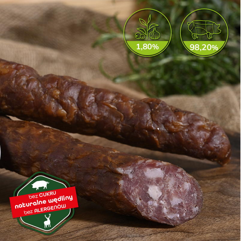 Kiełbasa dojrzewająca wieprzowa ~350 g