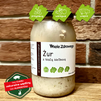 Żur Domowy z Białą Kiełbasą i Boczkiem 720ml