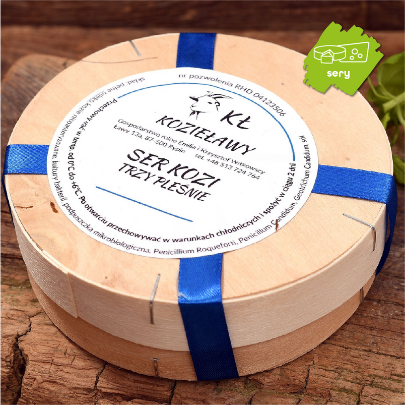 Ser kozi Trzy pleśnie ok.220g,