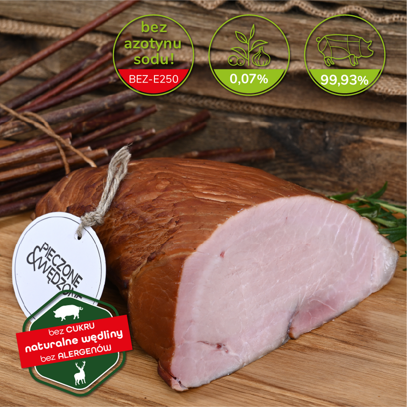 Szynka naturalna bez E-250 ok.600g