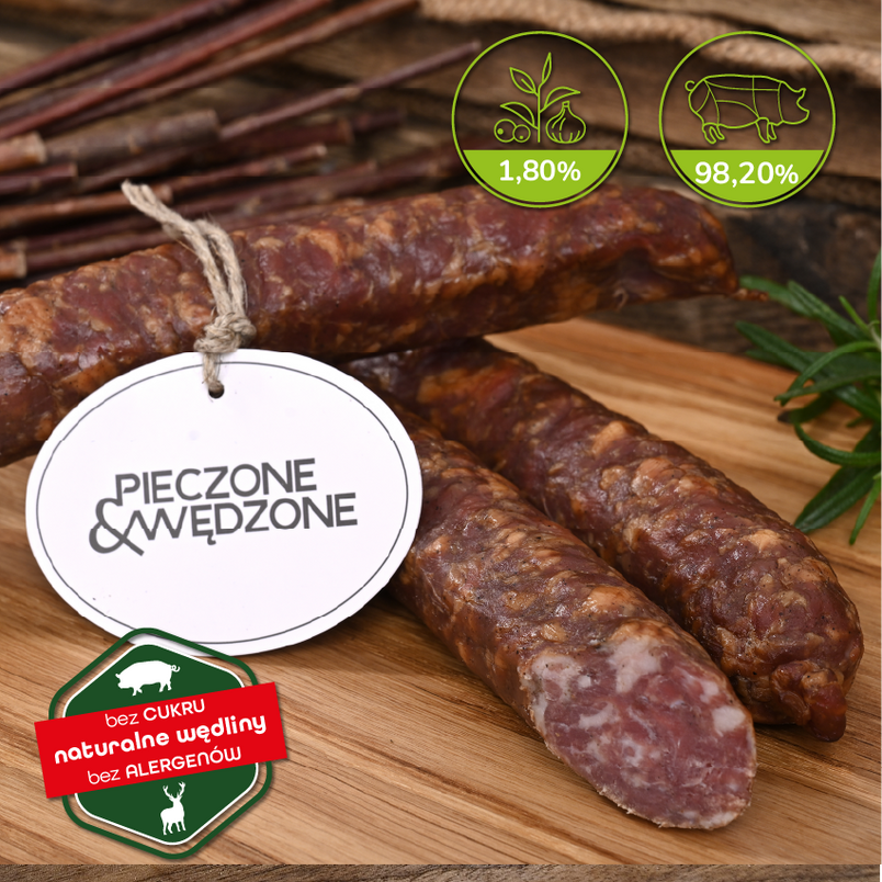 Kiełbasa dojrzewająca wieprzowa ~350 g