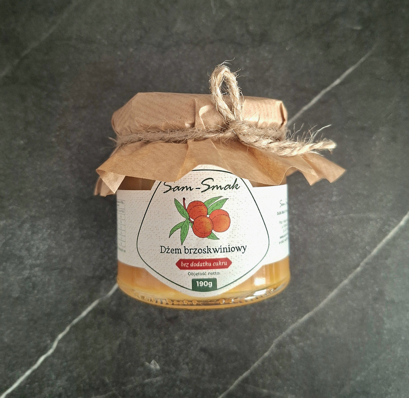 Dżem brzoskwiniowy bez cukru 190g