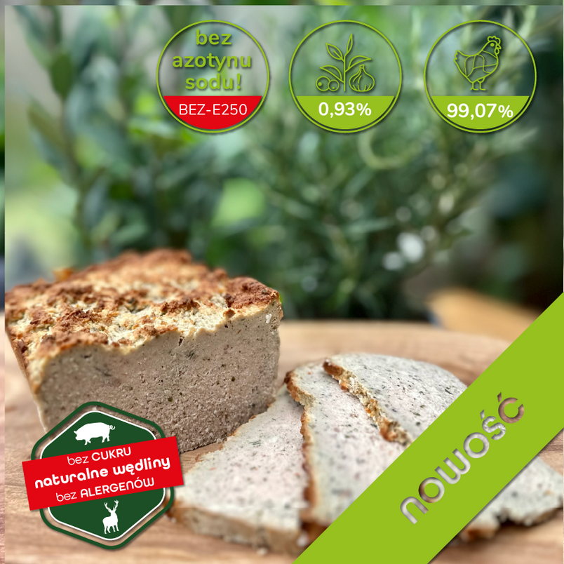 Pasztet naturalny z kurczaka zagrodowego 400g