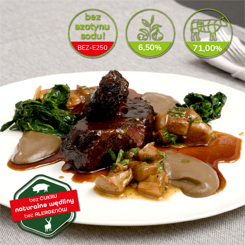 Policzki Wołowe Konfitowane według Roberta Sowy ok. 450 g