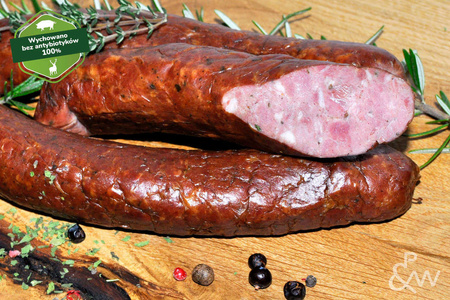 Kiełbasa pieczona z dziczyzny 400g