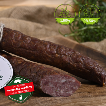 Kiełbasa z Dziczyzny Pieczona ok. 400 g