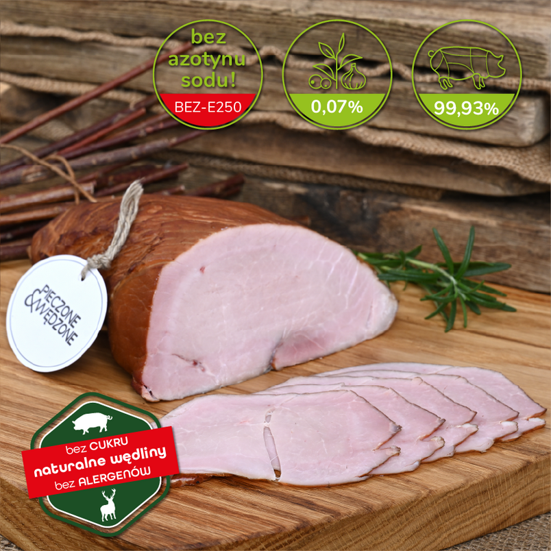Szynka naturalna bez E-250 ok.600g