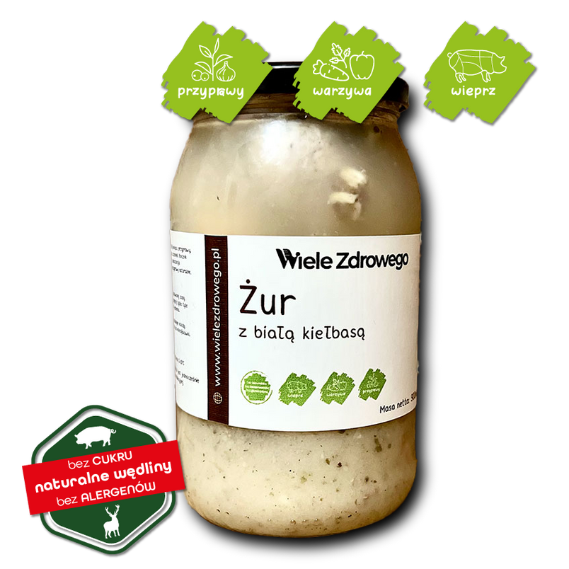 Żur z białą kiełbasą 720ml