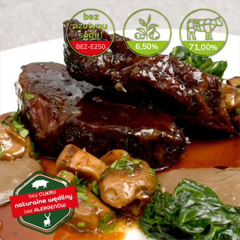 Policzki wołowe konfit ok.450g